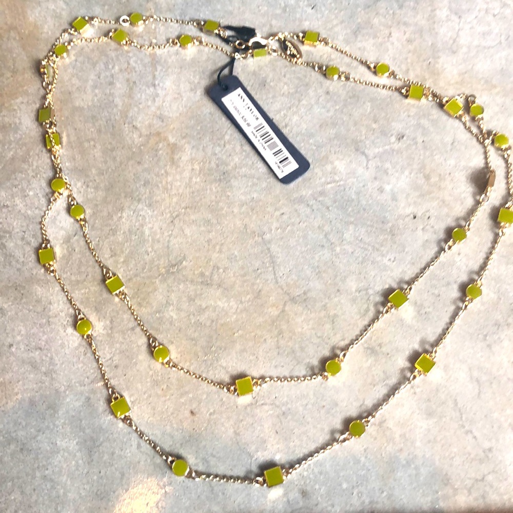Ann Taylor Necklace. NWT. Gold Chain